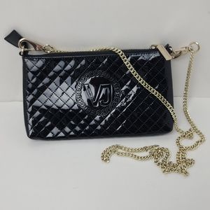 Versace Jeans Couture Black Patent Crossbody